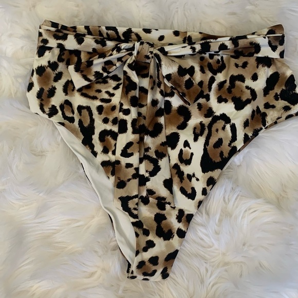 Vitamin A animal print high waisted bikini bottoms - Picture 8 of 9